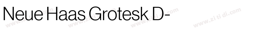 Neue Haas Grotesk D字体转换 Neue Haas Grotesk D字体转换